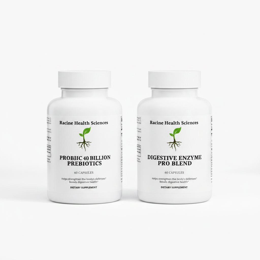 Daily Digestive Health Bundle — both bottles side by side